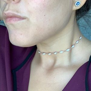 Soft bronze choker with little sparkly stones✨